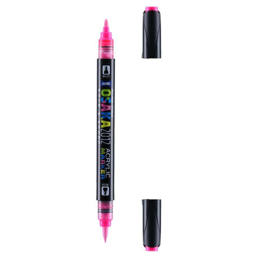 Picture of JUNIOR ACRYLIC MARKER DUAL 1.2MM NEON PINK